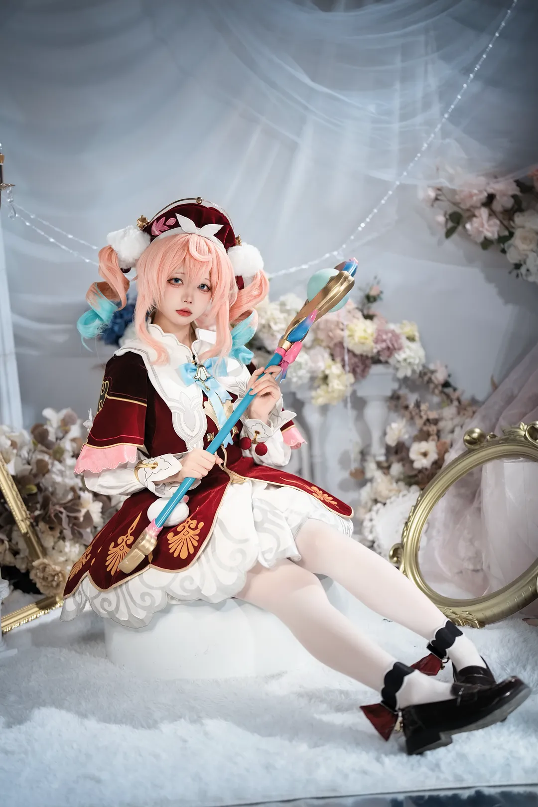 二次元, 崩坏星穹铁道, 风堇cos, 白丝cos, 软妹穿搭 - 第5张