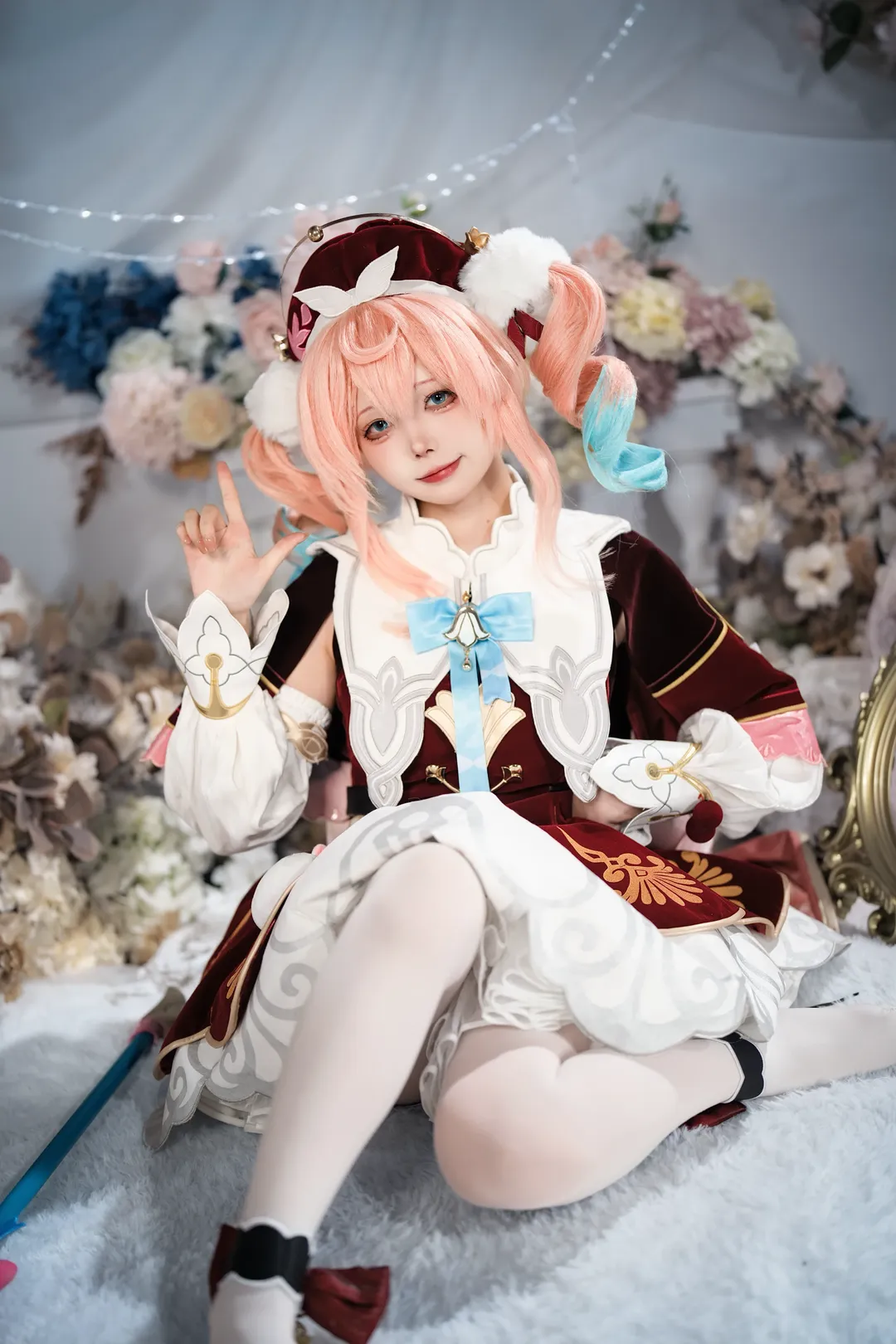 ロールプレイ, 二次元, 崩壊：スターレイル, ヒアシンシア コスプレ, 白タイツコスプレ - 2枚目