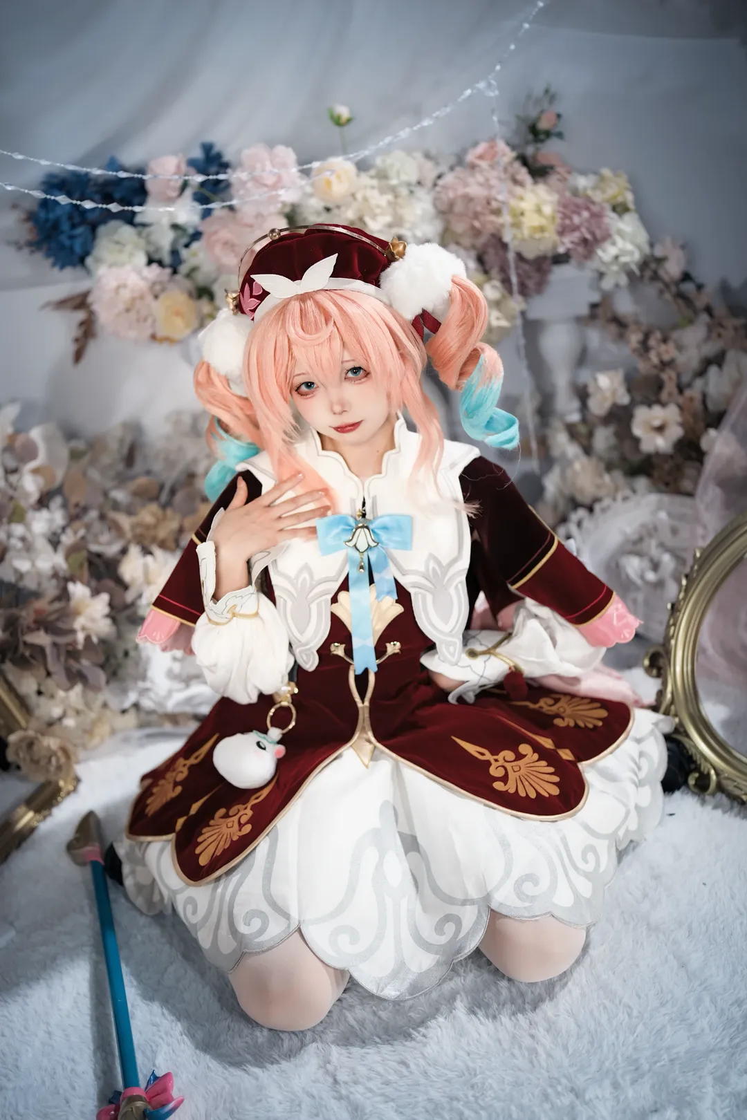 ロールプレイ, 二次元, 崩壊：スターレイル, ヒアシンシア コスプレ, 白タイツコスプレ - 3枚目