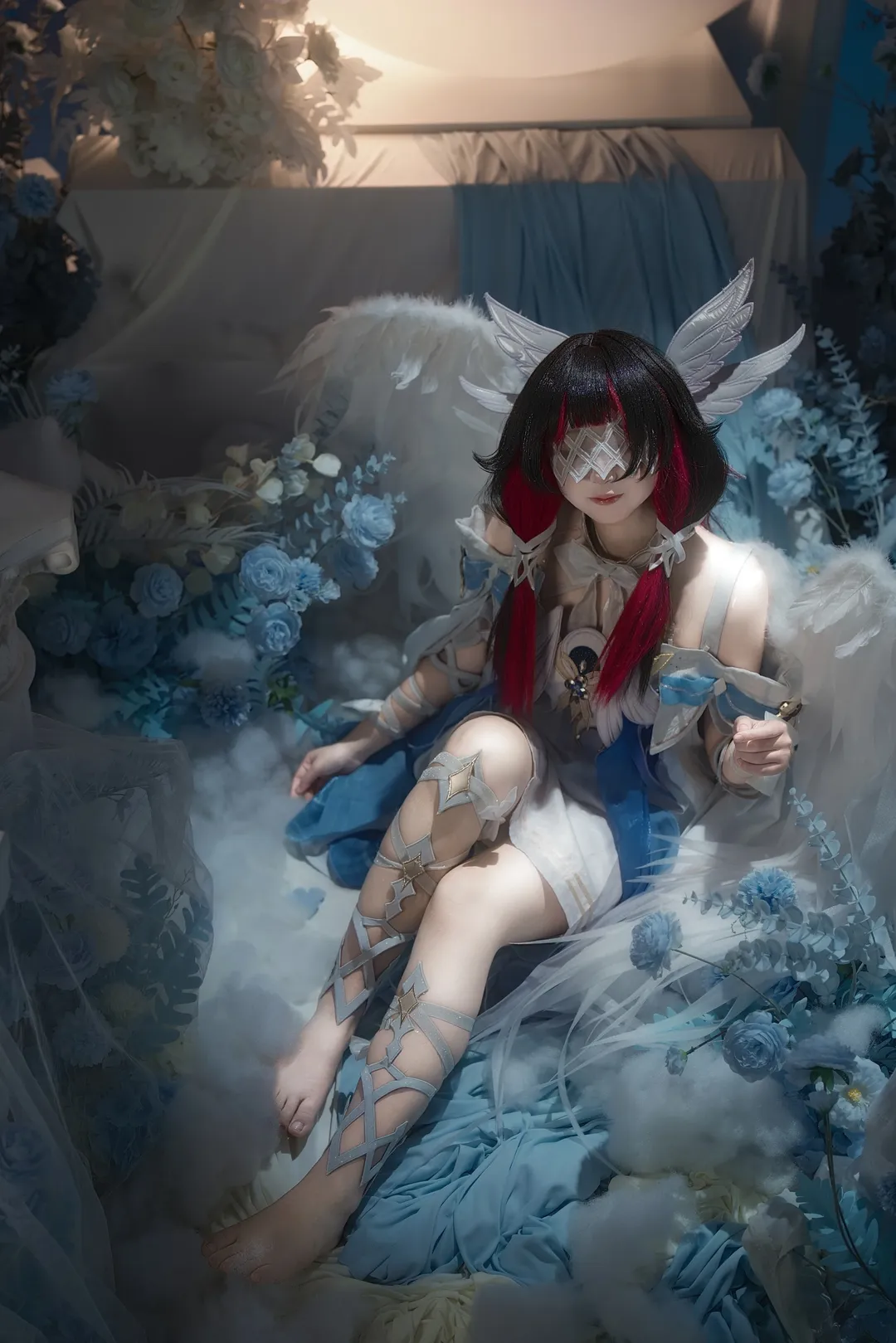 原神, 哥伦比娅cos, 二次元少女, cosplay摄影, 月神 - 第1张