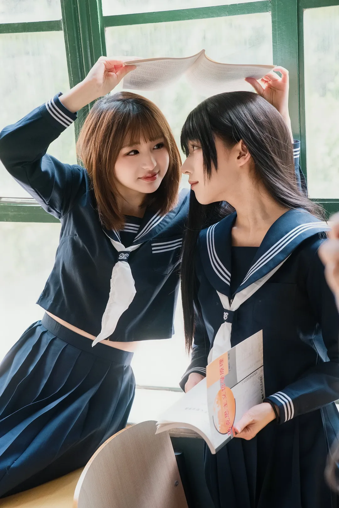 校园风, 水手服, 日系摄影, 氛围感拍照, jk写真