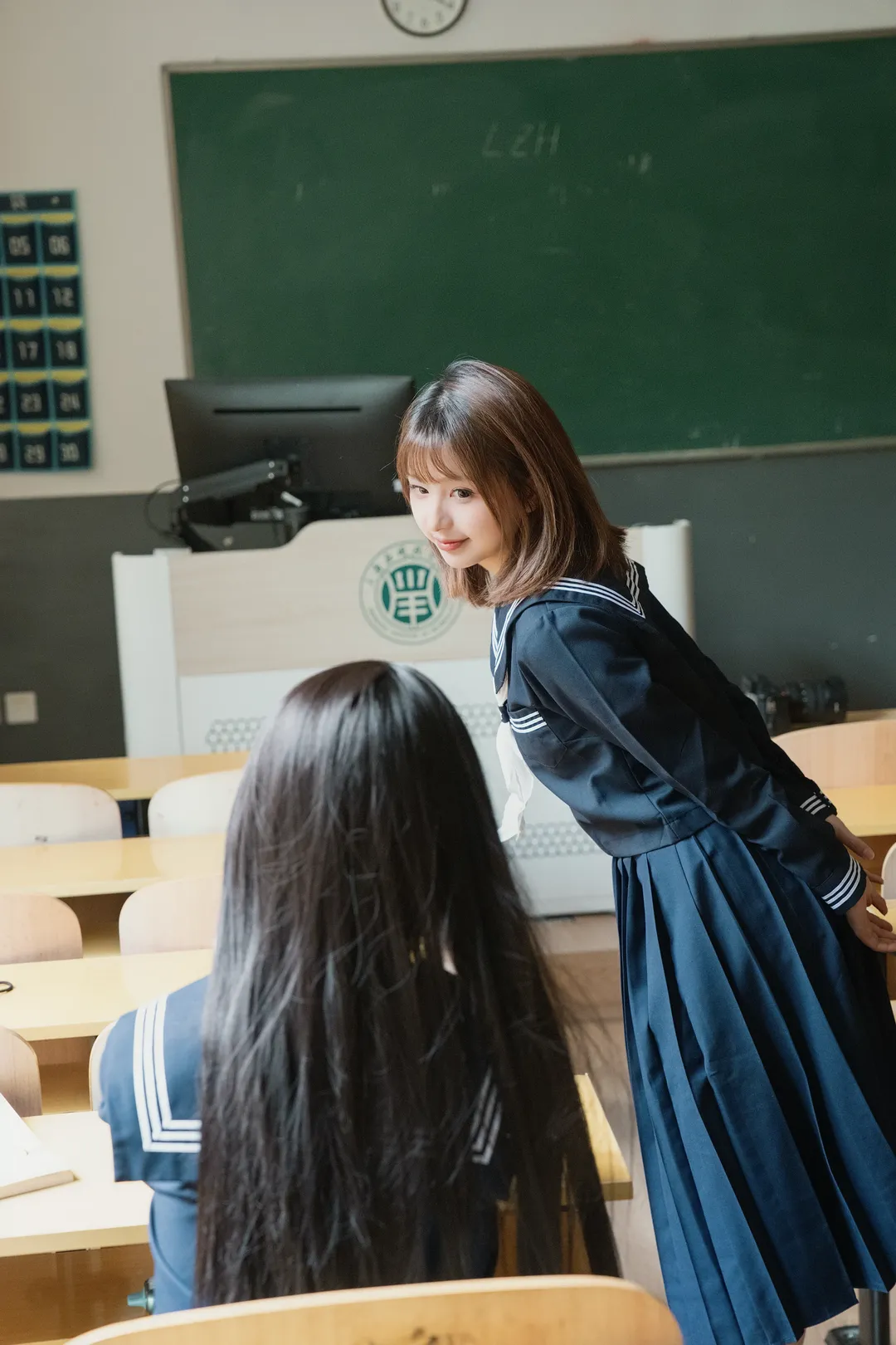 Campus style, Sailor suit, Japanese style photography, Atmospheric photography, JK photoshoot - Image 4