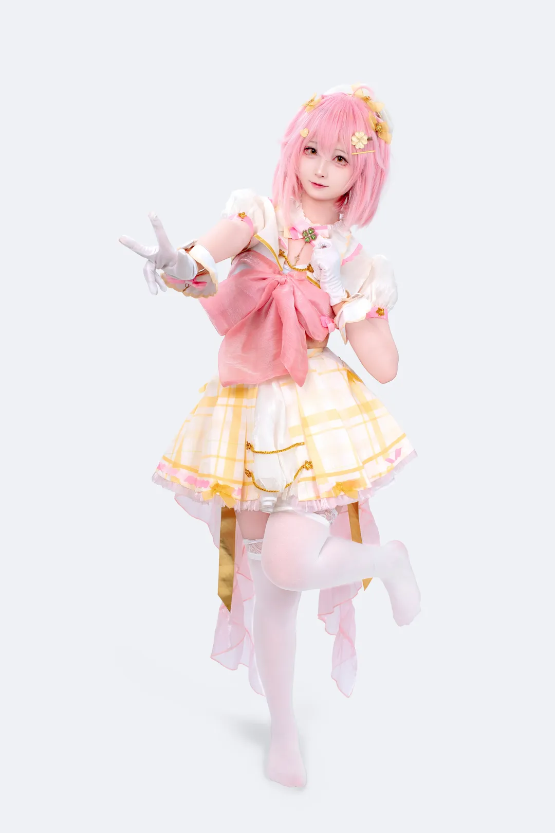 二次元コスプレ, ポーズ参考, 白ニーソコーデ, 永雛タフィー コスプレ, 永雛タフィー