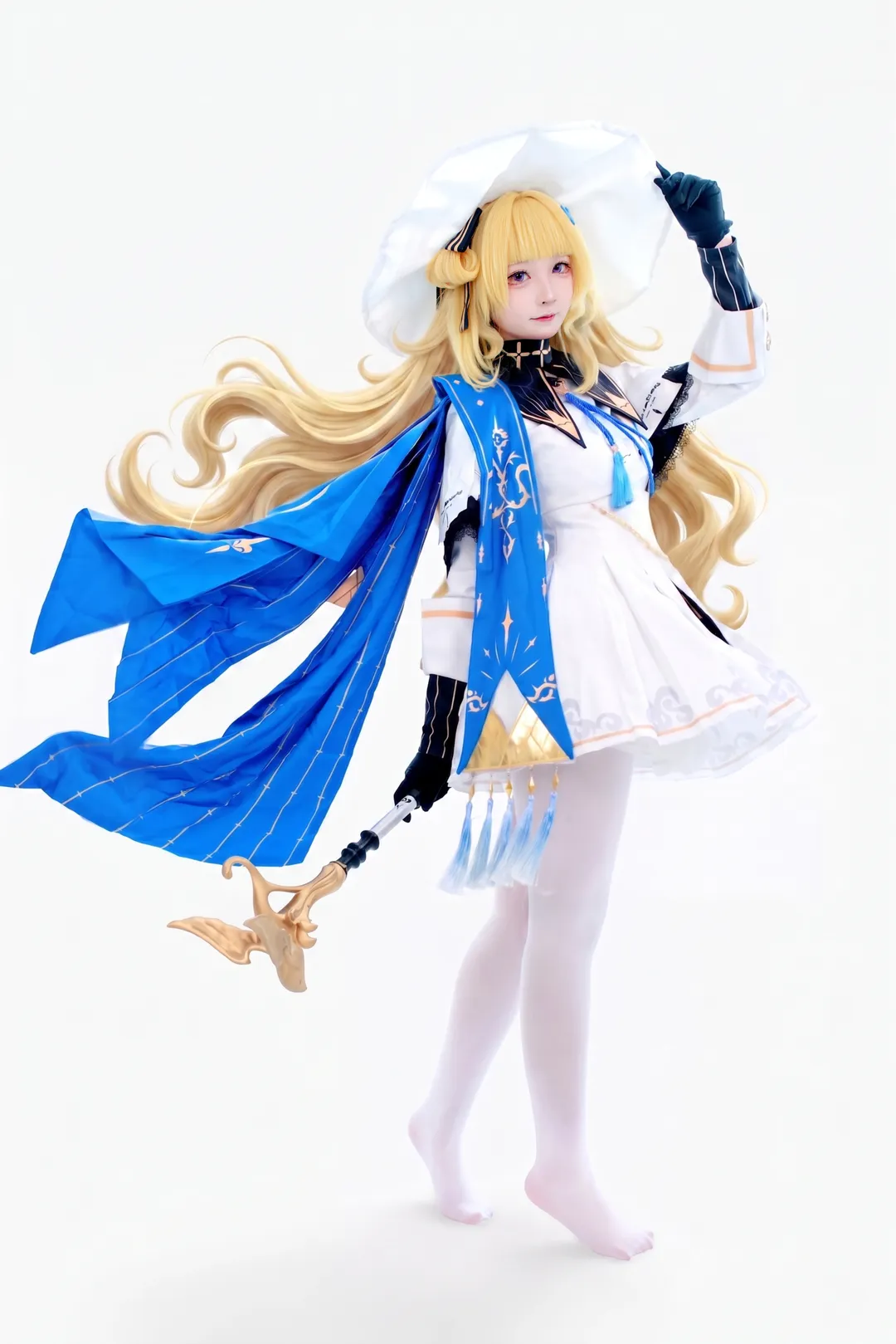 角色扮演, 菲比cos, 鳴潮, cosplay, 白絲