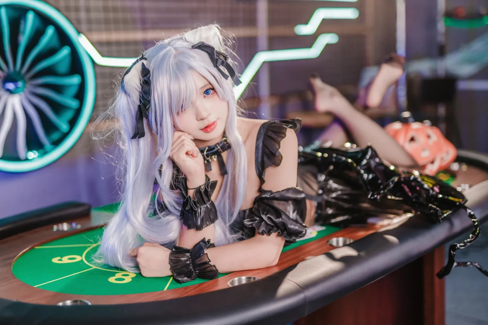 碧蓝航线, 赛博朋克, 雅努斯cos, cosplay正片, 小恶魔cos