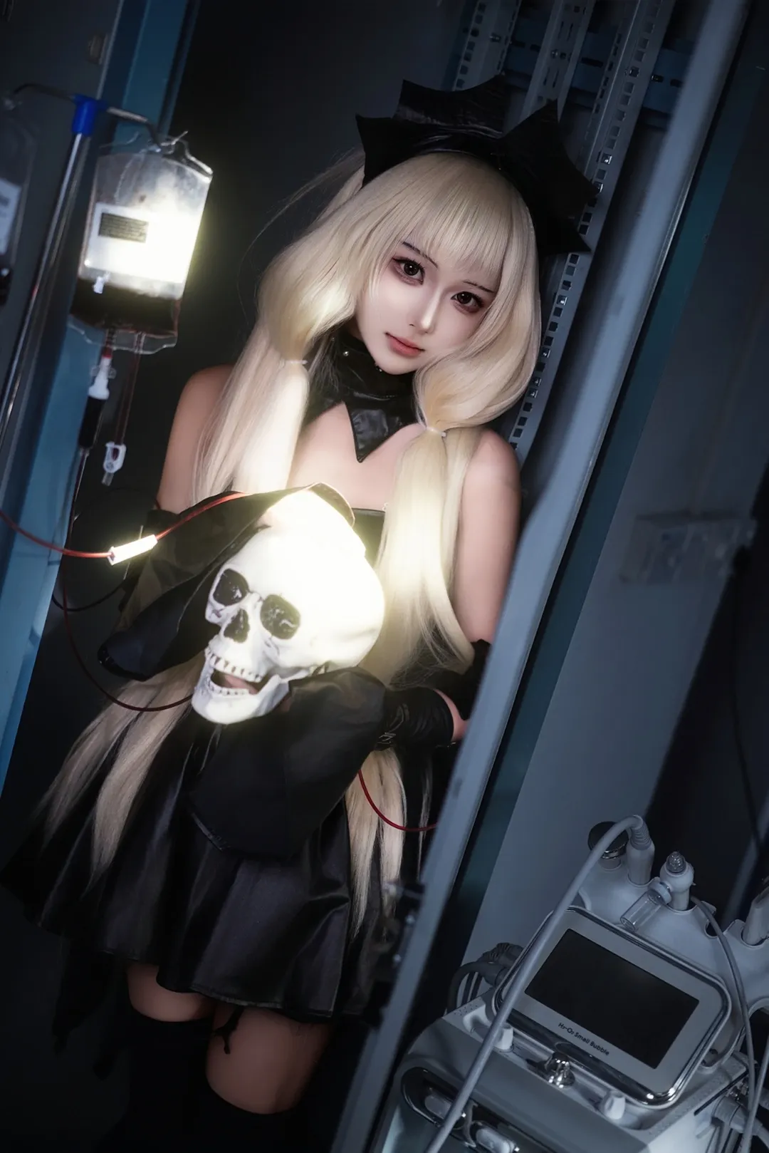 二次元cosplay, 小叽cos, 人形电脑天使心, cosplay摄影, 暗黑天使 - 第4张