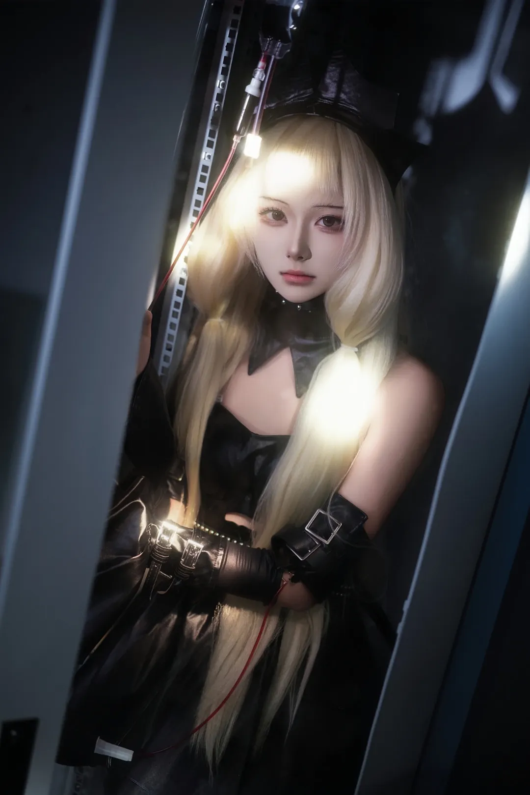 二次元cosplay, 小叽cos, 人形电脑天使心, cosplay摄影, 暗黑天使 - 第6张
