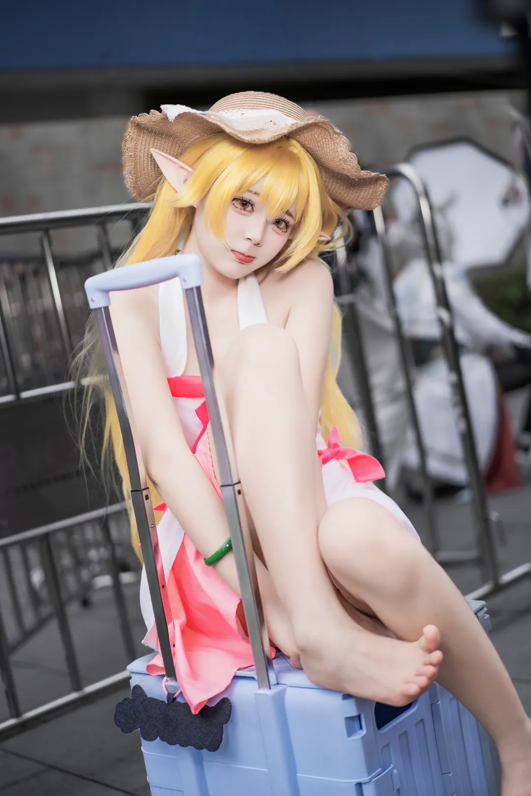 cosplay, 萤火虫漫展, 漫展场照, 忍野忍cos, 化物语