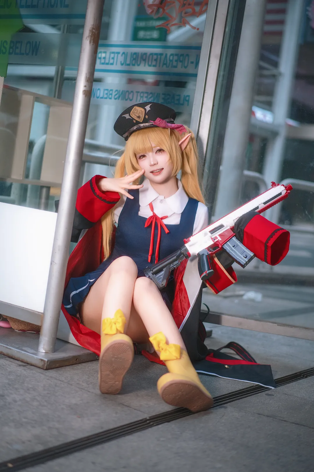 碧蓝档案, 户外拍摄, 丹花伊吹cos, cosplay摄影, 二次元正片 - 第4张
