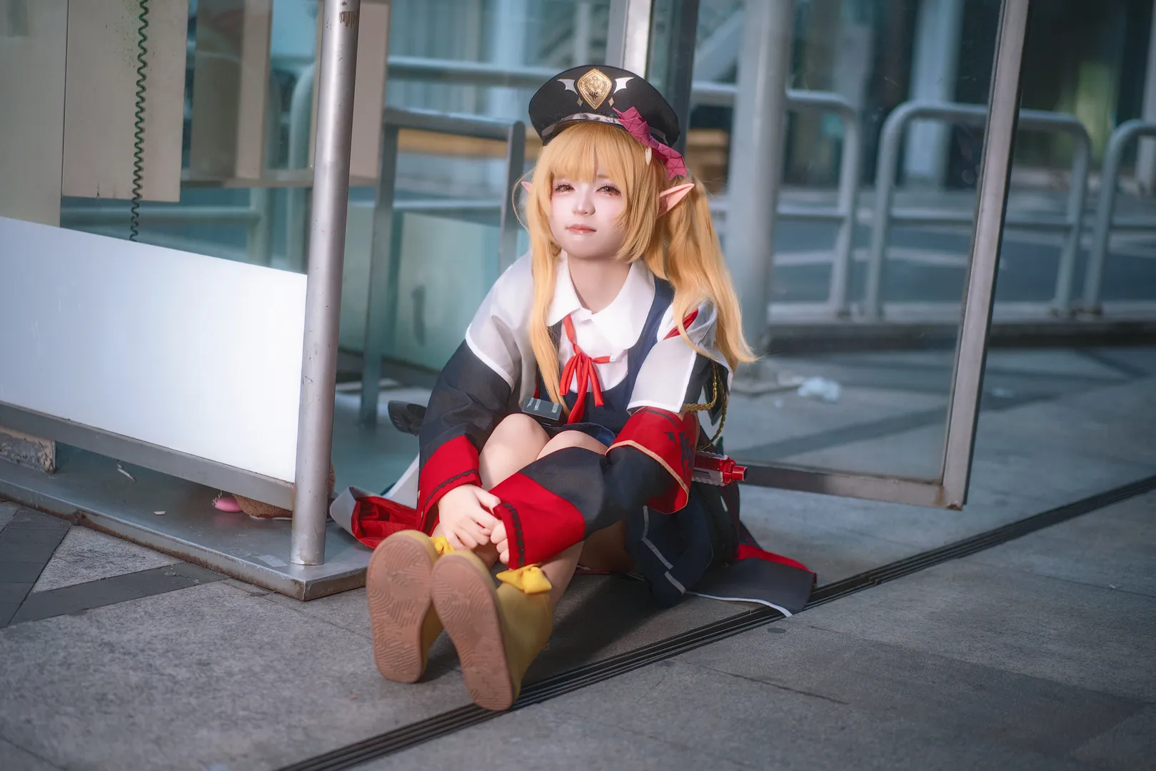 碧蓝档案, 户外拍摄, 丹花伊吹cos, cosplay摄影, 二次元正片 - 第8张