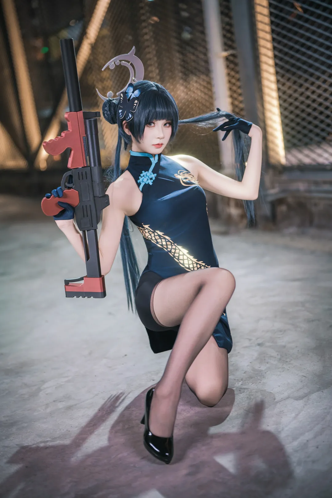 cosplay, 碧蓝档案, 龙华妃咲cos, 黑丝, 妃咲 - 第4张