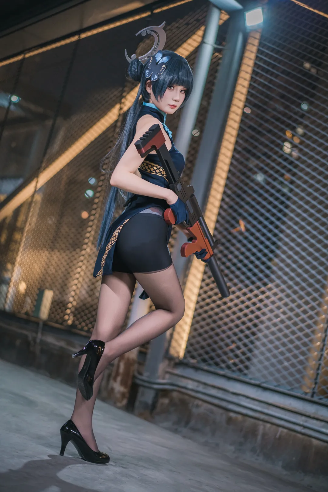 cosplay, 碧蓝档案, 龙华妃咲cos, 黑丝, 妃咲 - 第5张