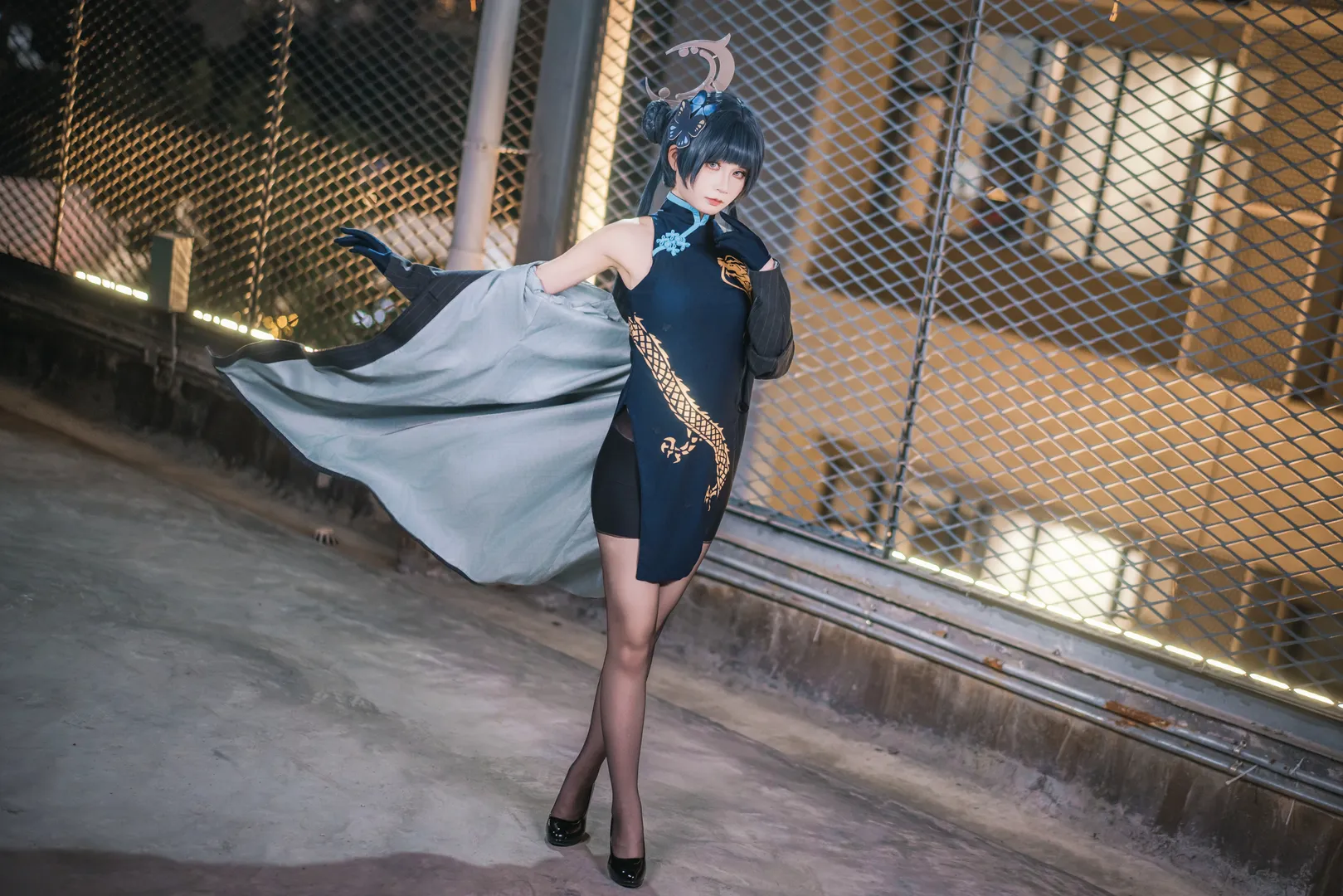 cosplay, 碧蓝档案, 龙华妃咲cos, 黑丝, 妃咲 - 第7张