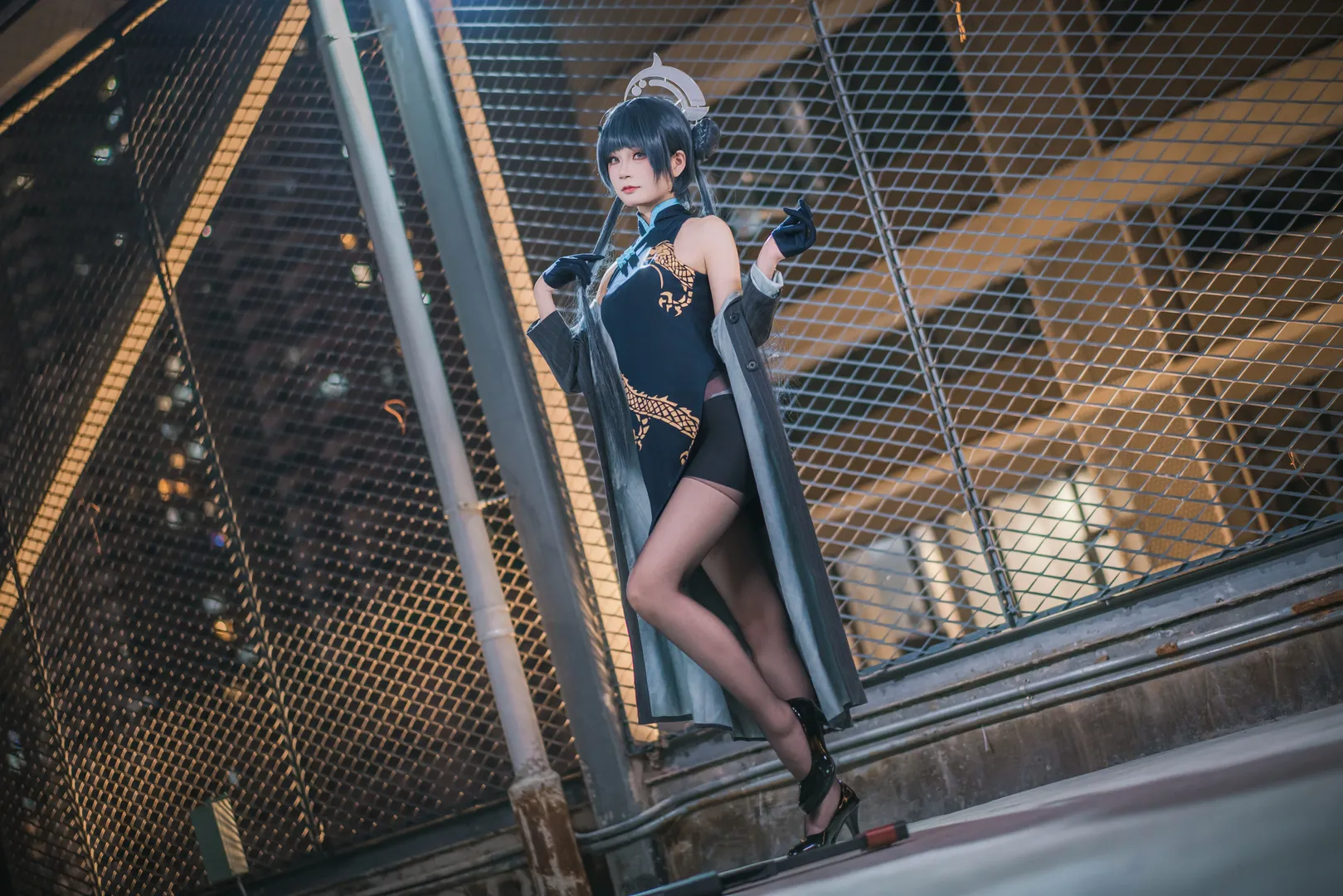 cosplay, 碧蓝档案, 龙华妃咲cos, 黑丝, 妃咲 - 第8张