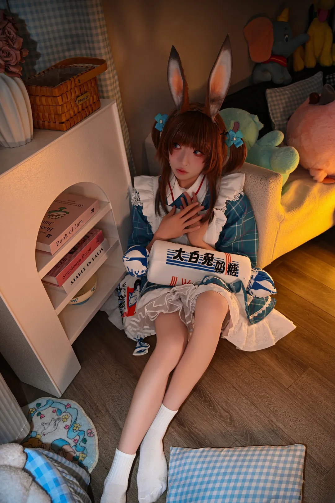 明日方舟, 阿米娅cos, cosplay日常, 二次元写真, 大白兔联动 - 第9张