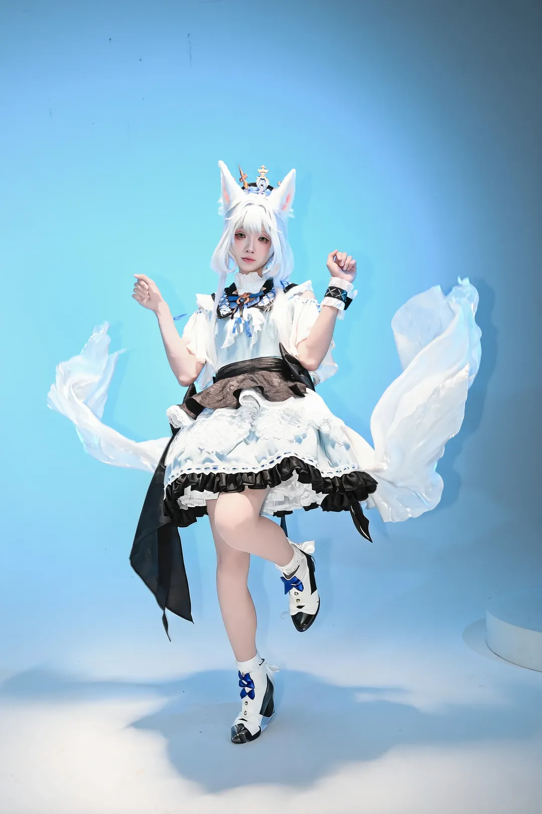 明日方舟, cosplay正片, 白棚摄影, 迷迭香cos, 迷迭香轻盈一梦