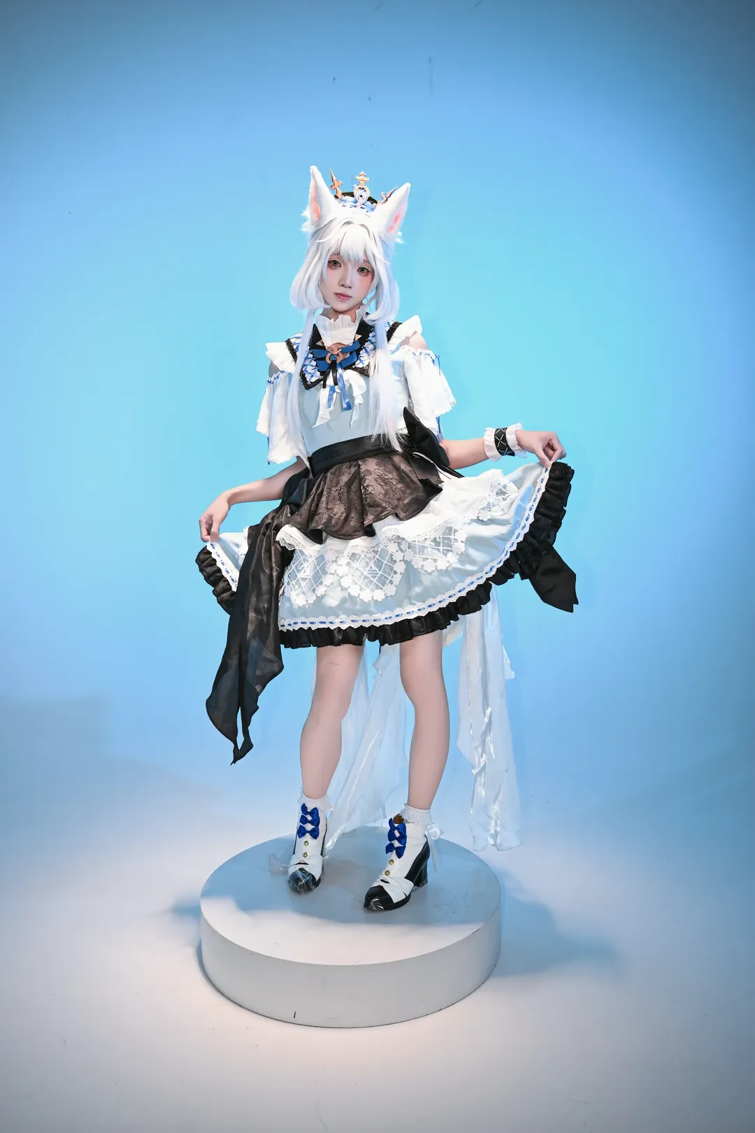 明日方舟, cosplay正片, 白棚摄影, 迷迭香cos, 迷迭香轻盈一梦 - 第3张