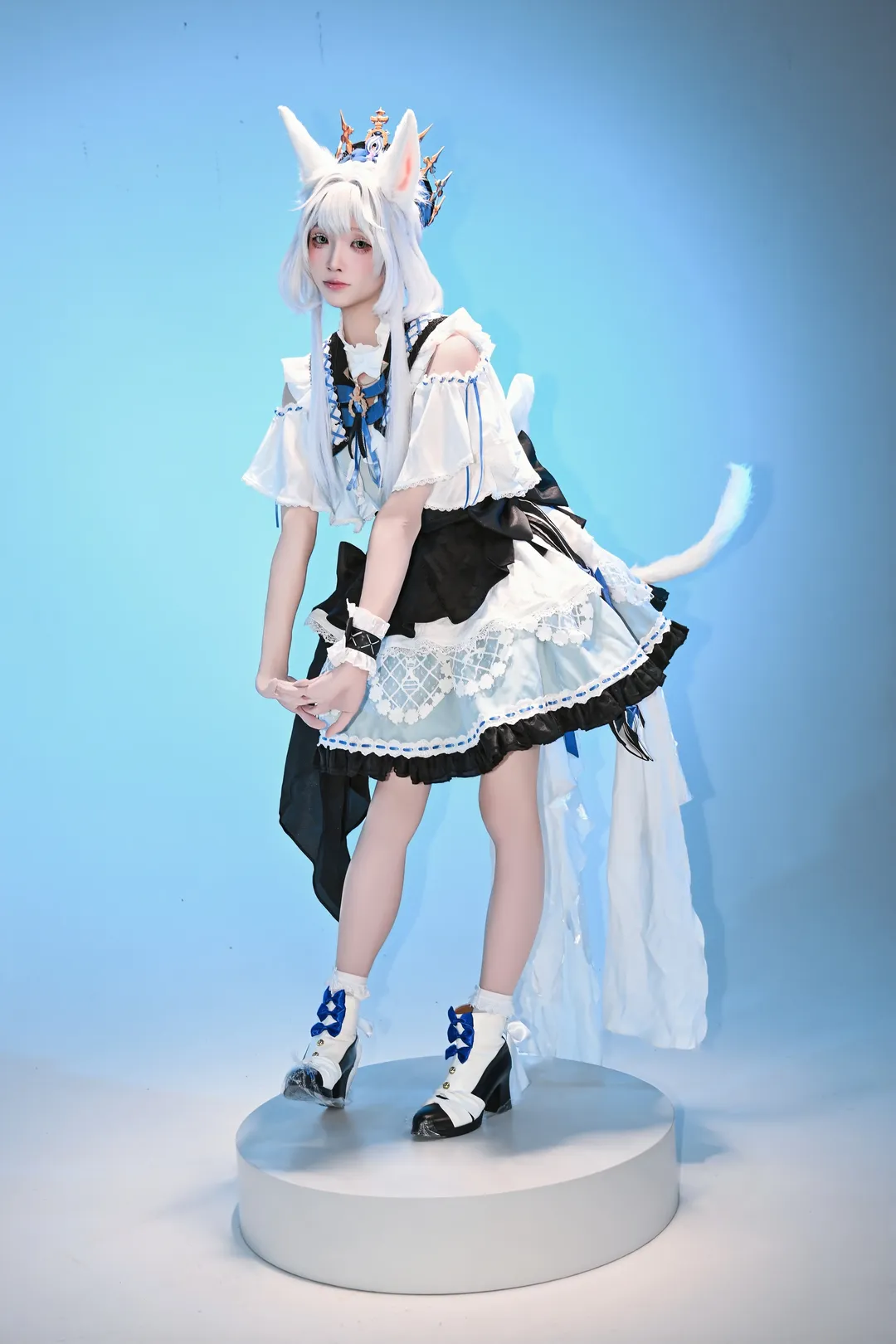 明日方舟, cosplay正片, 白棚摄影, 迷迭香cos, 迷迭香轻盈一梦 - 第4张