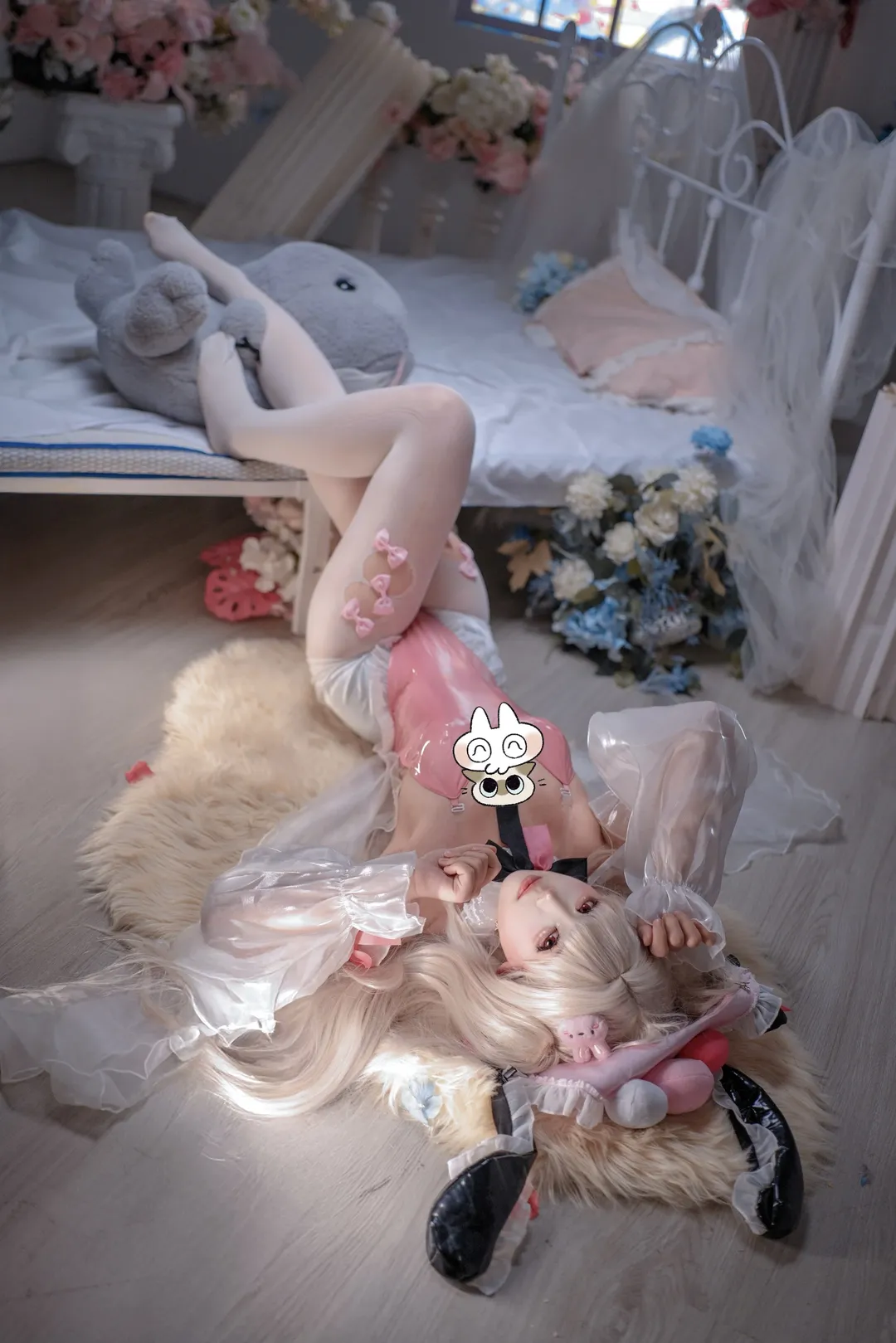 碧蓝航线, 白丝穿搭, 二次元写真, Coser日常, 哈尔福德cos