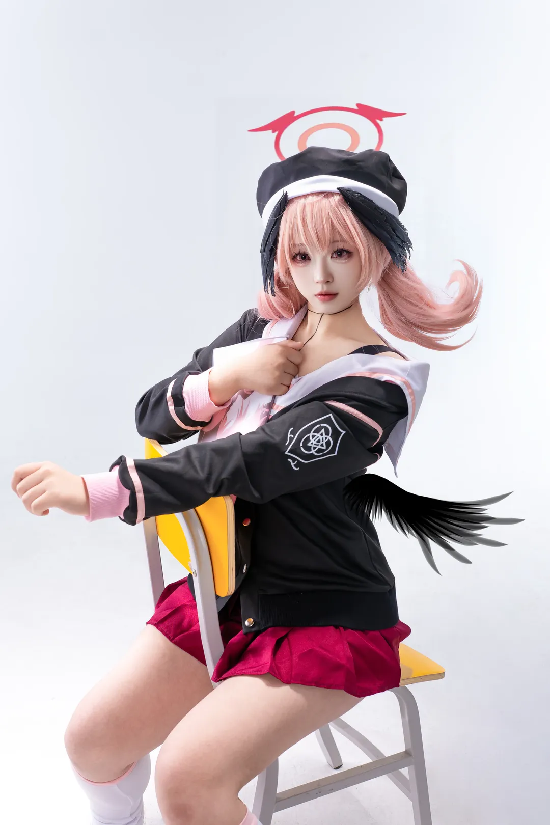 Blue Archive, Anime cosplay, Shimoe Koharu cosplay, White studio photography, Koharu cosplay - Image 1