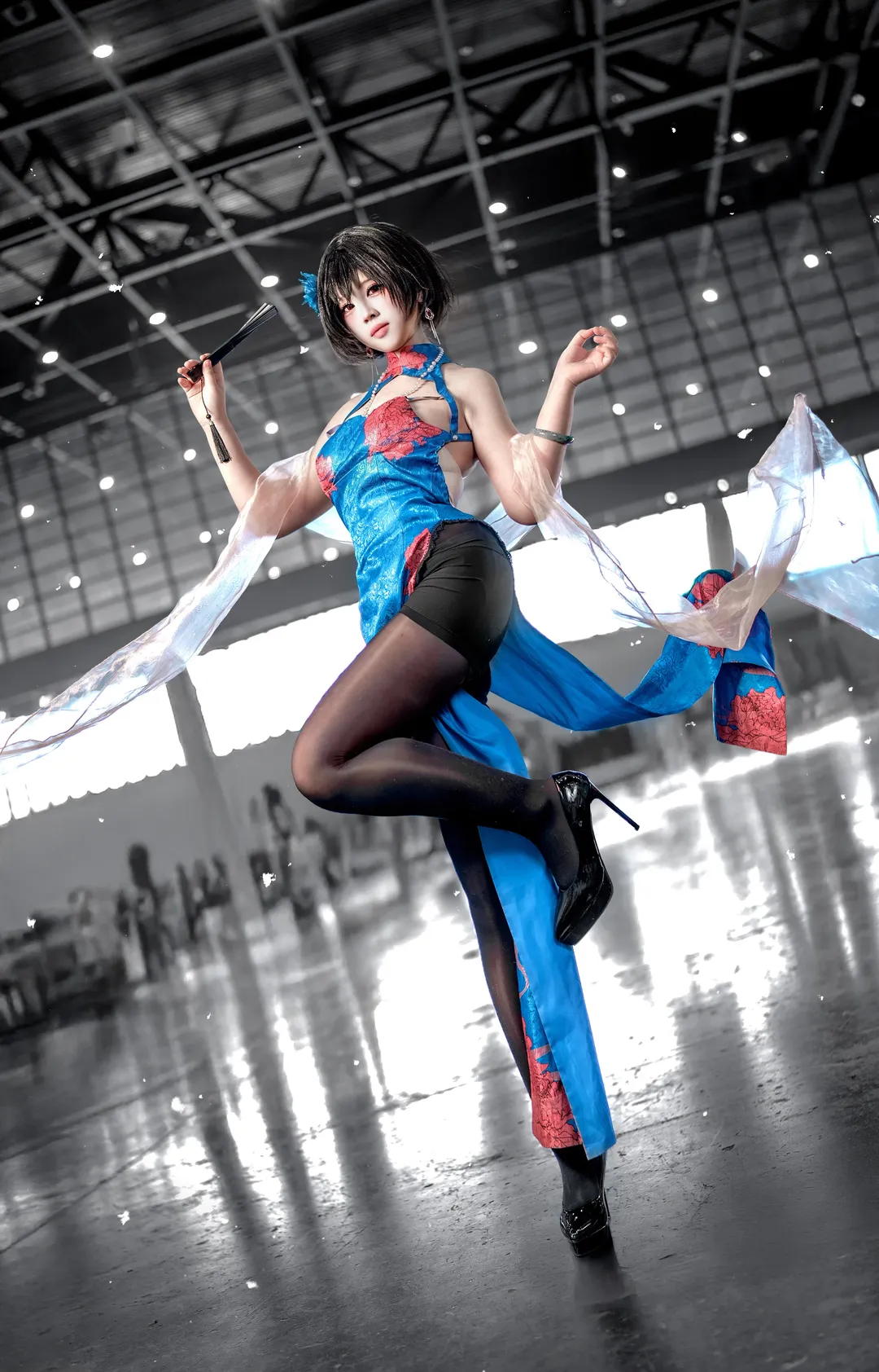 碧蓝航线, 漫展摄影, 建武cos, 黑丝高跟, 御姐cosplay