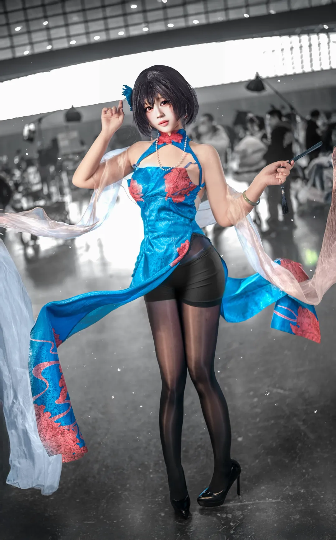 碧蓝航线, 漫展摄影, 建武cos, 黑丝高跟, 御姐cosplay - 第2张