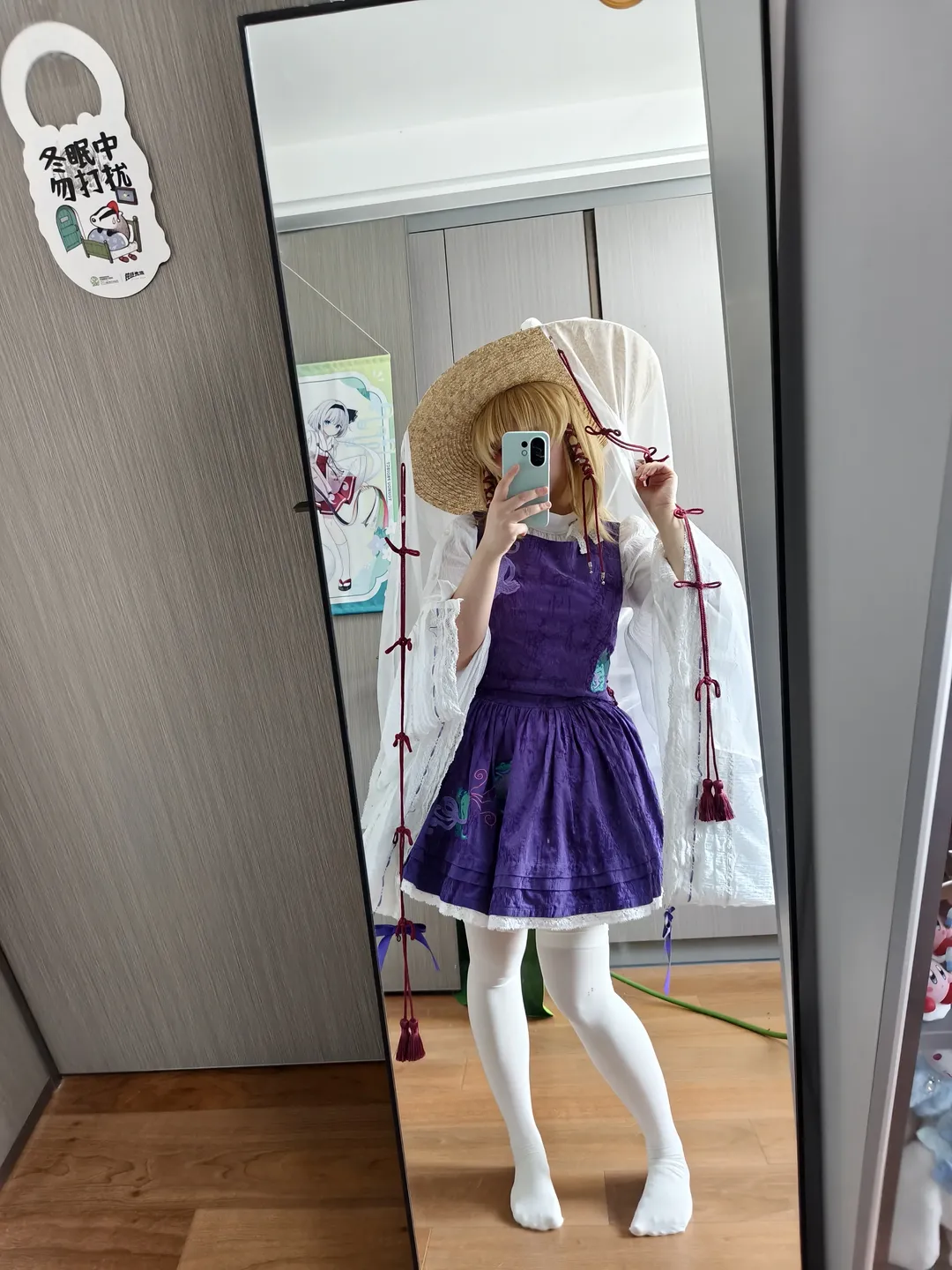 cosplay, 东方project, 白丝, 洩矢诹访子cos, 角色穿搭 - 第2张