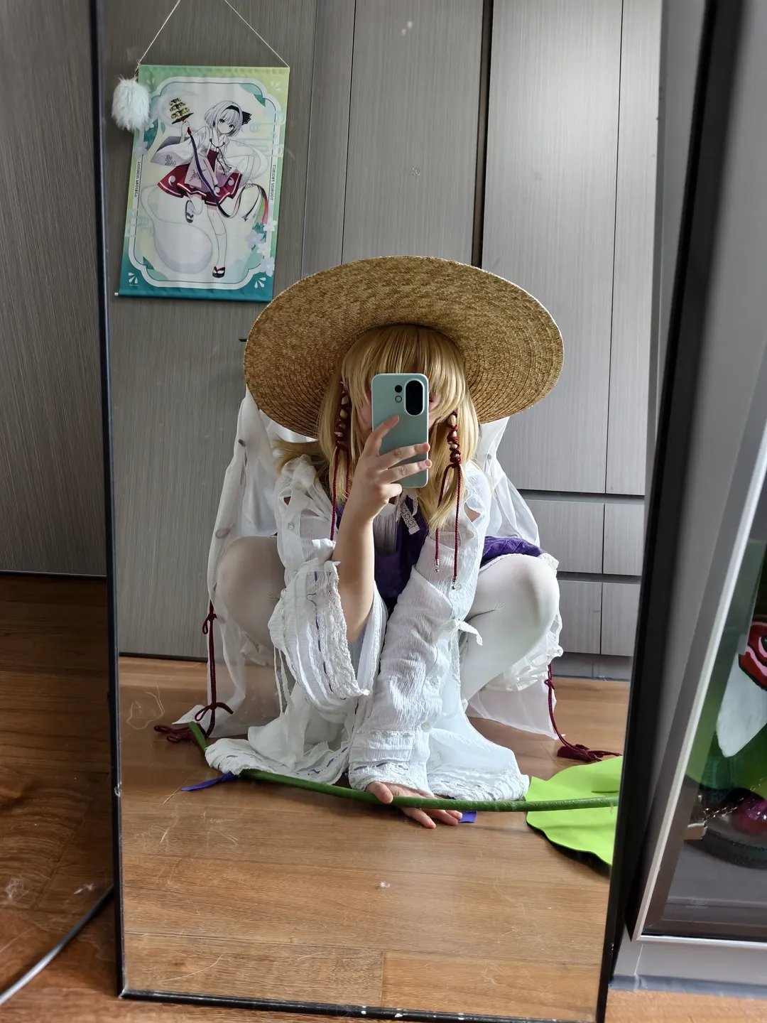 cosplay, 东方project, 白丝, 洩矢诹访子cos, 角色穿搭 - 第3张