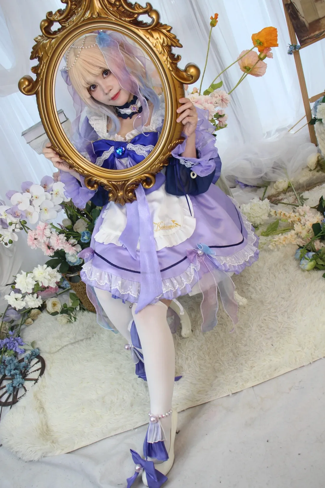 cosplay心得, 白丝穿搭, 洛丽塔cos, 原相机直出, 容貌焦虑 - 第1张