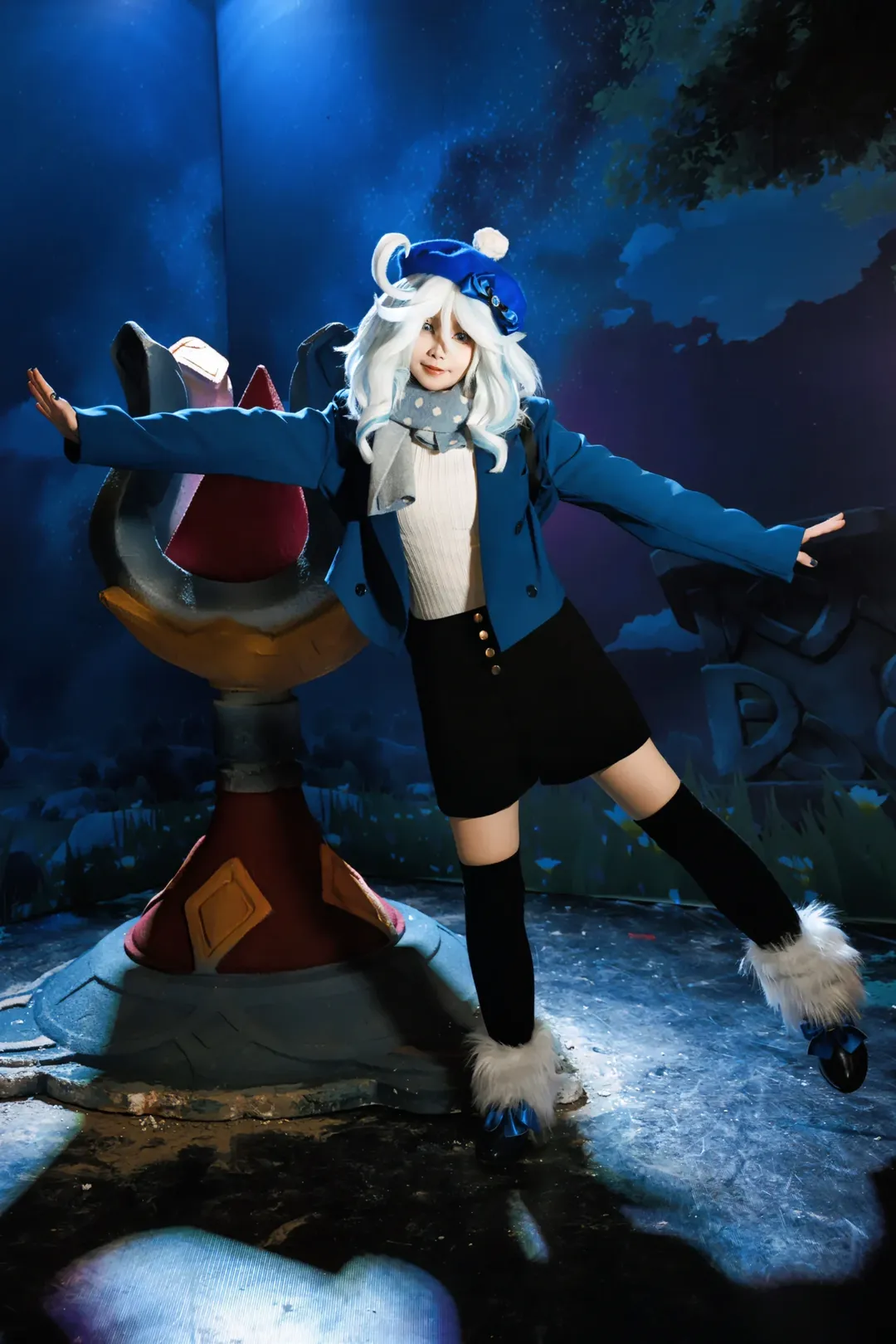原神, 场照, 漫展返图, 芙宁娜cos, 过膝袜cosplay - 第2张