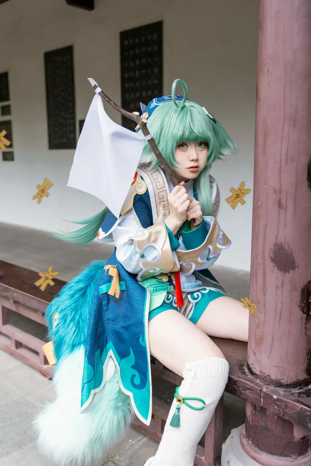 cosplay, 崩坏星穹铁道, 藿藿cos, 白丝, 国风摄影 - 第2张