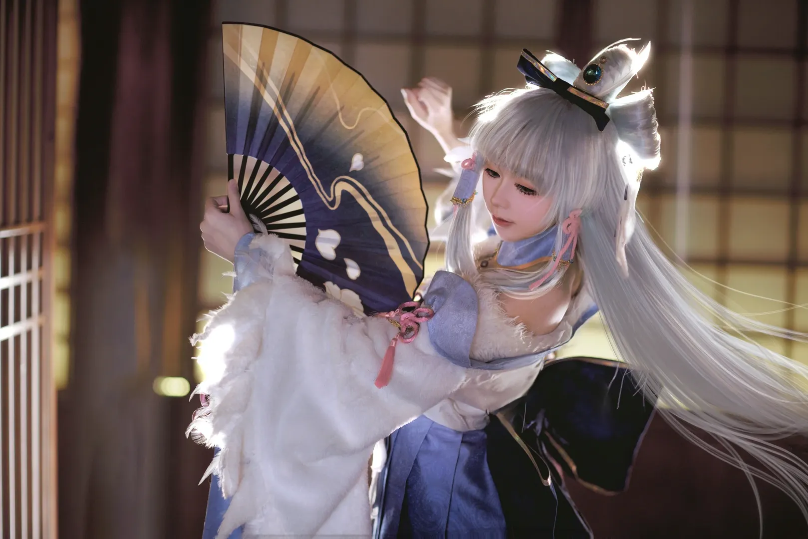 原神, 神裡綾華cos, 二次元cos, cosplay攝影, 和風古風