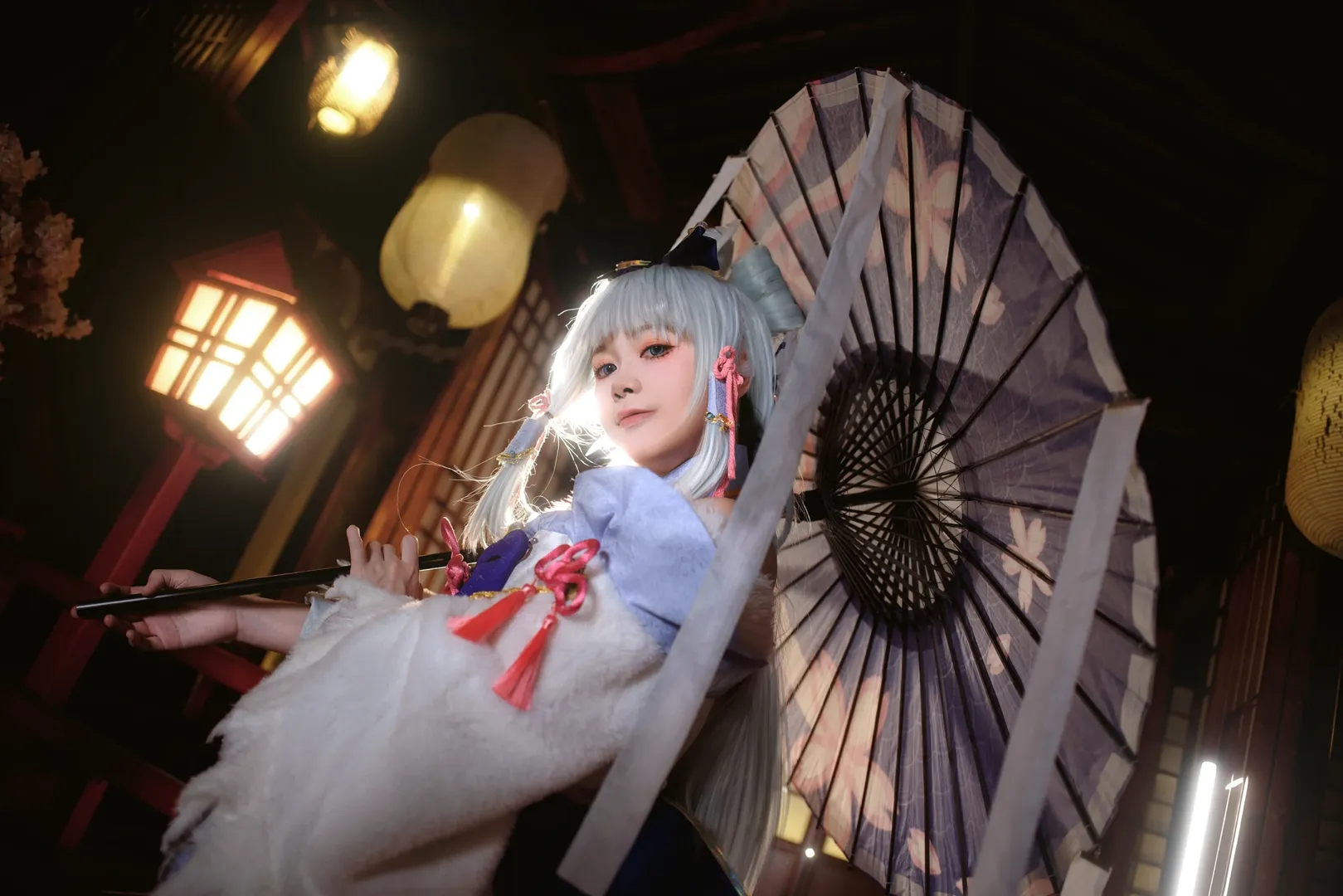 原神, 神里绫华cos, 二次元cos, cosplay摄影, 和风古风 - 第2张