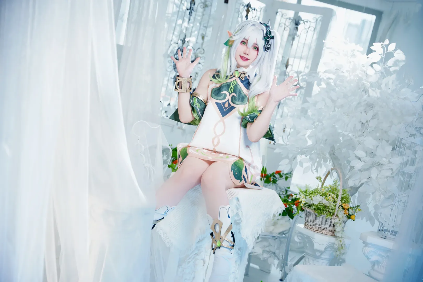 原神, cosplay, 纳西妲cos, 草神cos, 纳西妲生日快乐 - 第10张