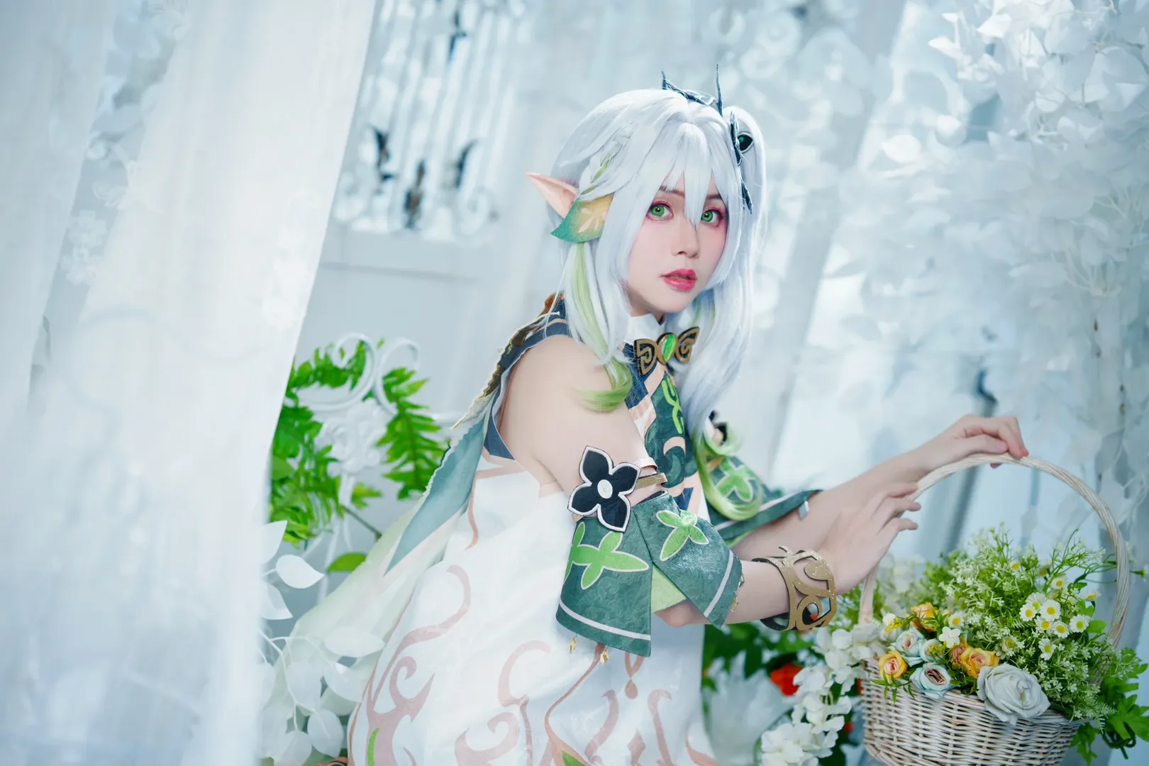 原神, cosplay, 纳西妲cos, 草神cos, 纳西妲生日快乐 - 第11张