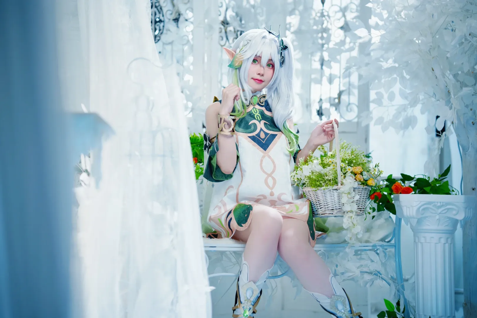原神, cosplay, 纳西妲cos, 草神cos, 纳西妲生日快乐 - 第12张