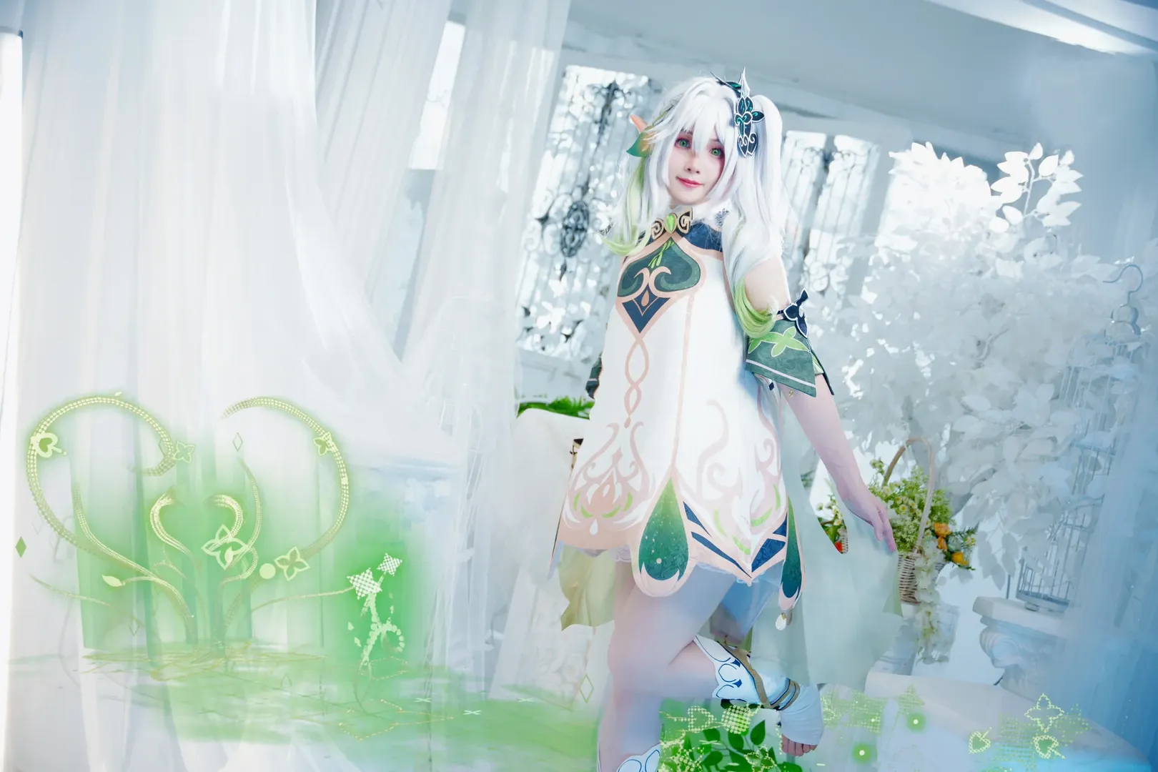 原神, cosplay, 纳西妲cos, 草神cos, 纳西妲生日快乐 - 第7张