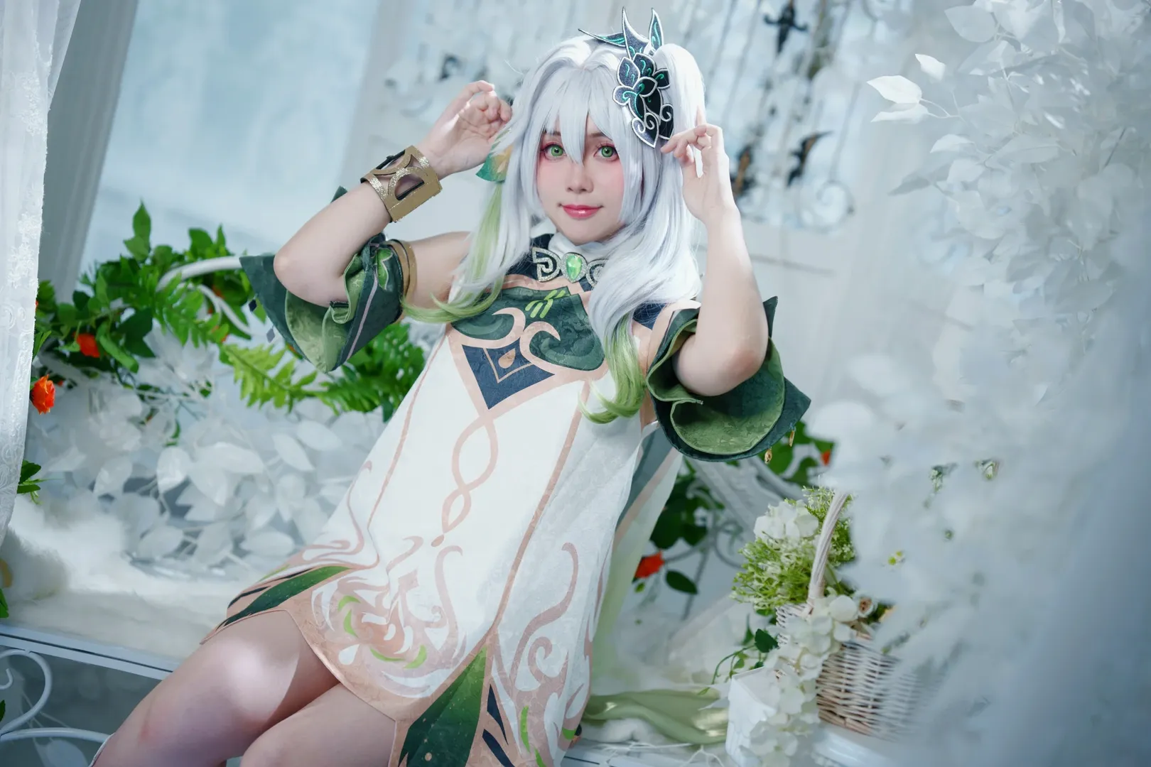 原神, cosplay, 纳西妲cos, 草神cos, 纳西妲生日快乐 - 第9张