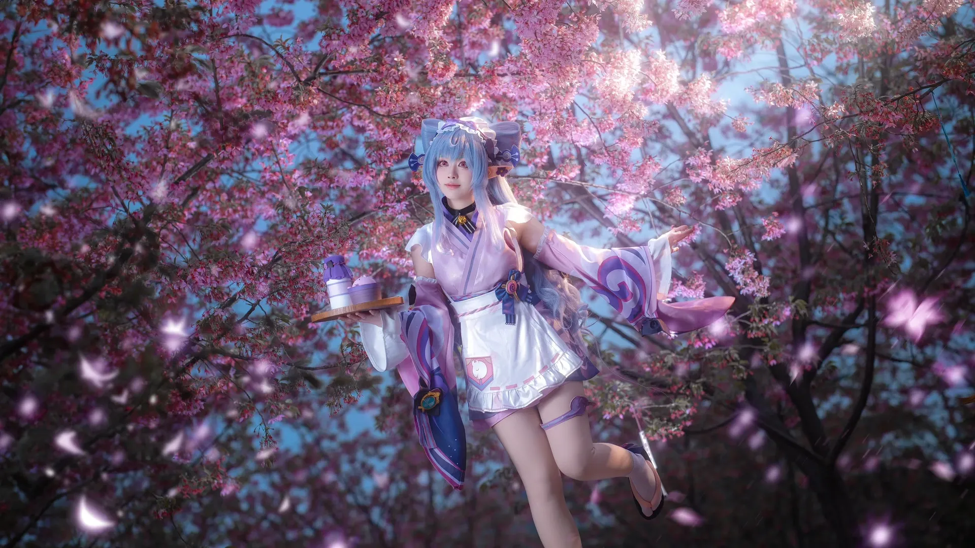 Genshin Impact, Anime-style photography, Japanese-style girl, Sakura Photograph, Yumemizuki Mizuki cosplay - Image 2