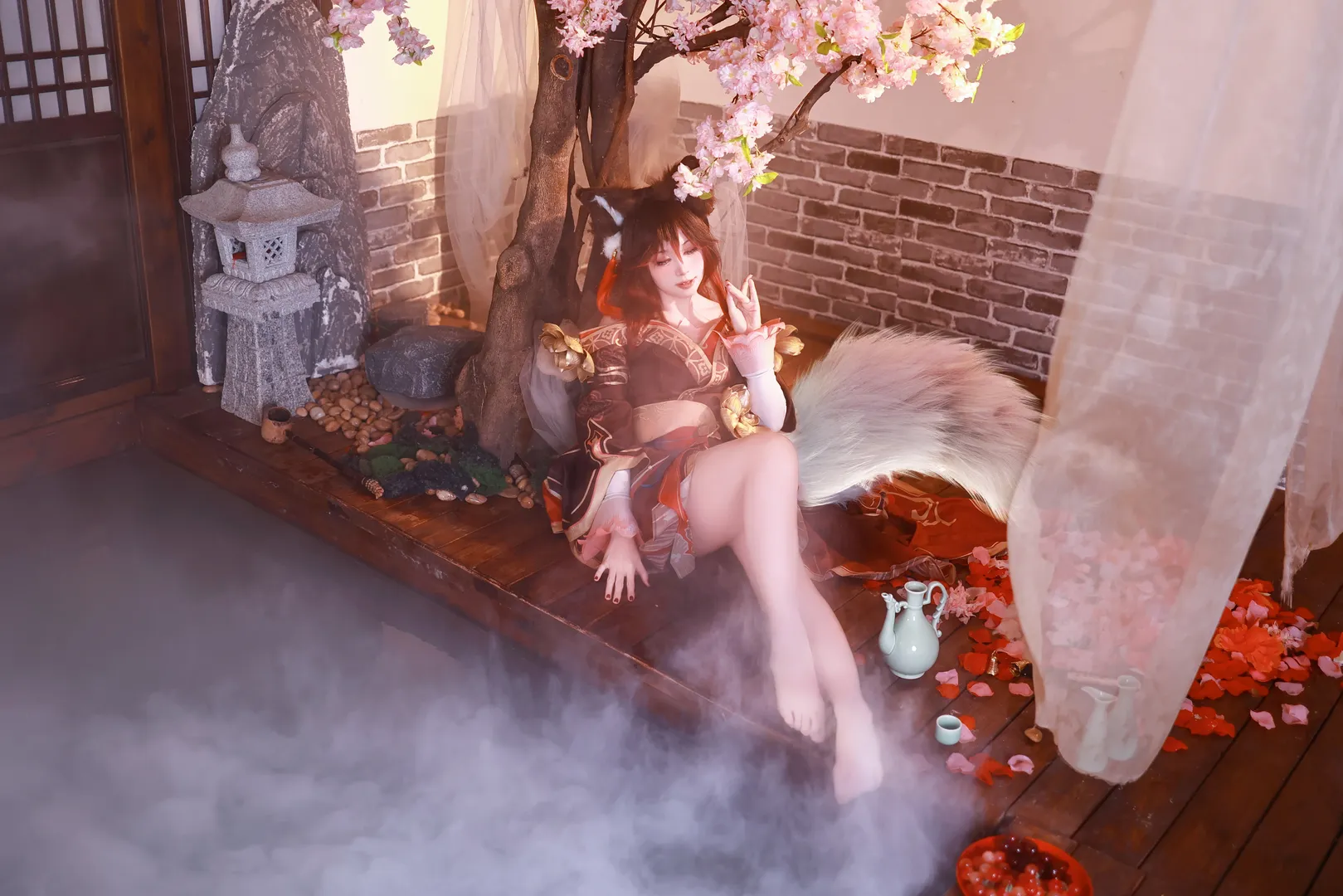 忘歸人cos, 古風攝影, 崩壞星穹鐵道, 狐妖cosplay, 星槎海 - 第3張