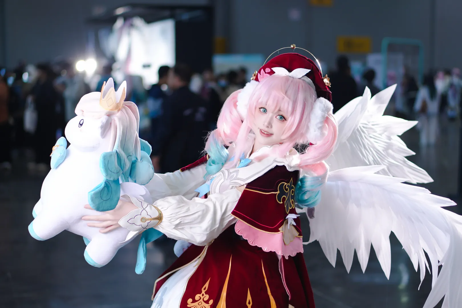 崩壊：スターレイル, イベント写真, オンファロス, ヒアシンシア コスプレ, 白ストッキング - 3枚目