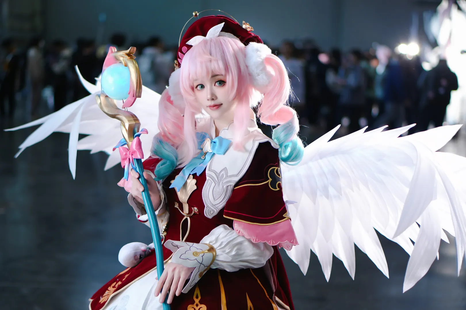 崩壊：スターレイル, イベント写真, オンファロス, ヒアシンシア コスプレ, 白ストッキング - 4枚目