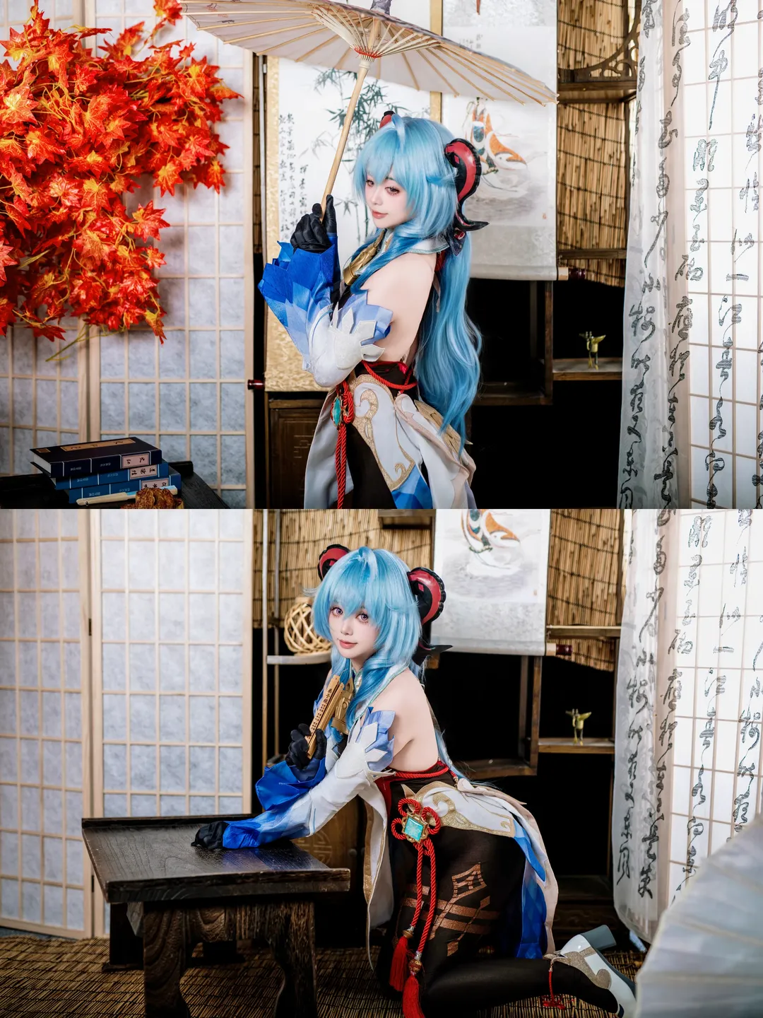 原神, 甘雨cos, Cosplay摄影, 黑丝cos, 甘雨生日 - 第1张