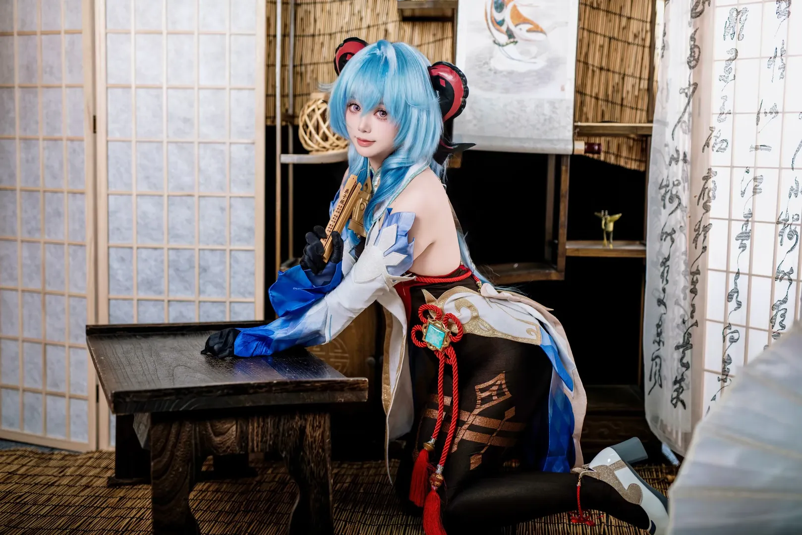 原神, 甘雨cos, Cosplay摄影, 黑丝cos, 甘雨生日 - 第5张