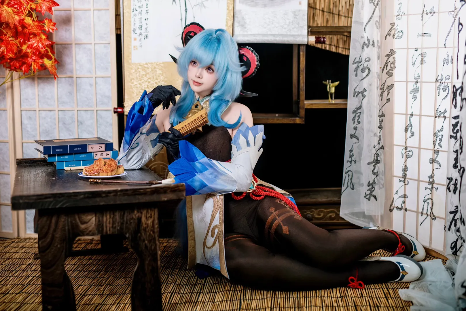 原神, 甘雨cos, Cosplay摄影, 黑丝cos, 甘雨生日 - 第8张