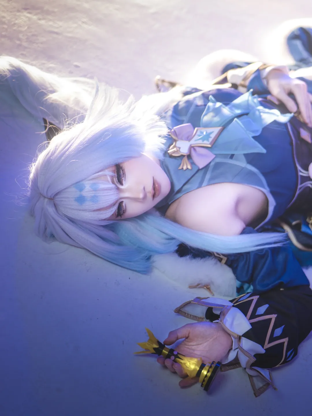 Honkai: Star Rail, Omphalos, Cosplay photography, Cerydra cosplay, Snow portrait - Image 1