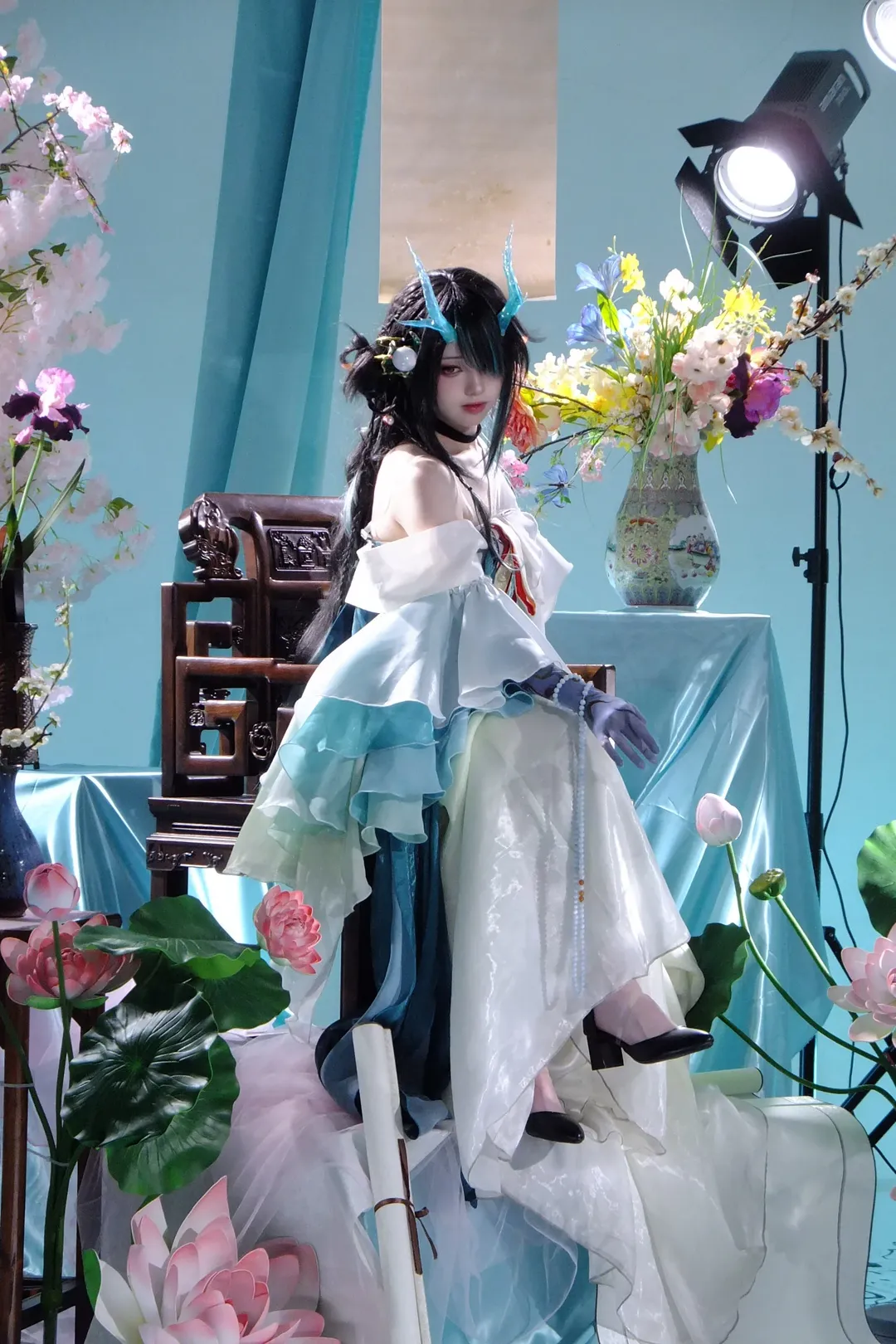 アークナイツ, コスプレ撮影, 中国風スタイル, シーコスプレ, 青玉硯 - 2枚目