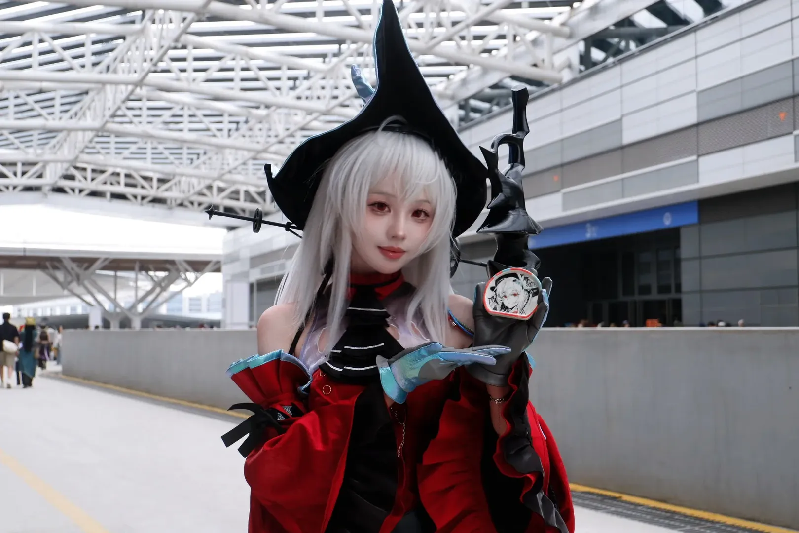 イベント写真, アークナイツ, コミックアップ32, 濁心スカジ コスプレ, 手描き釉下彩 - 3枚目