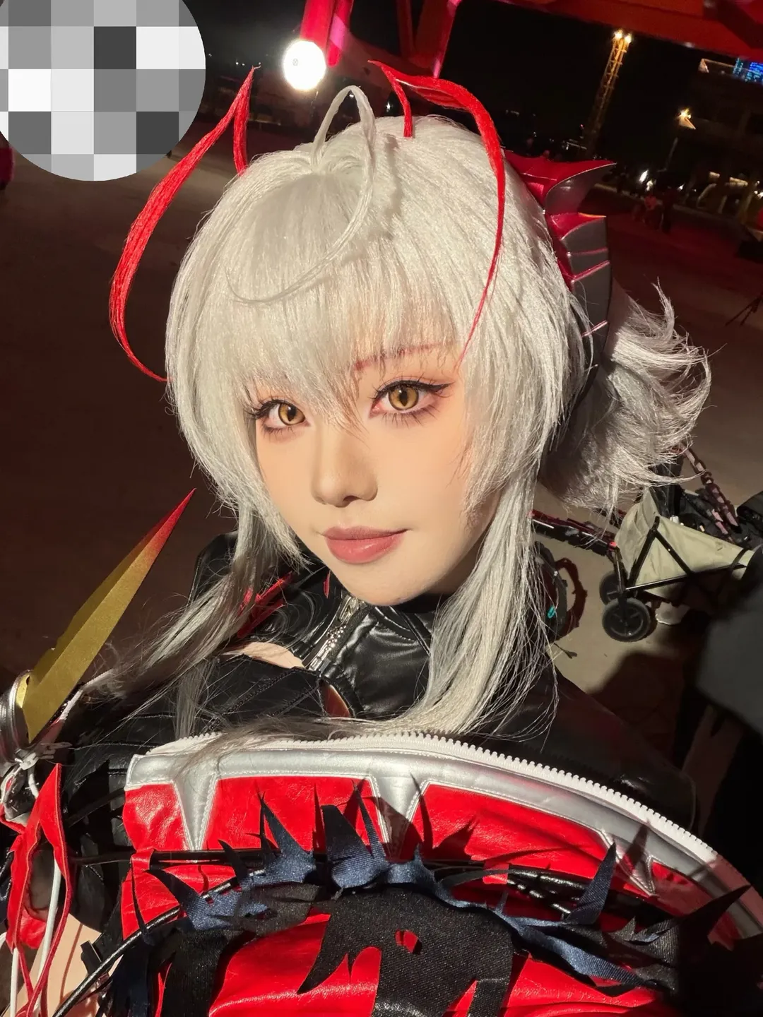 明日方舟, 维什戴尔cos, cosplay穿搭, 银发cosplay, 明日方舟七周年