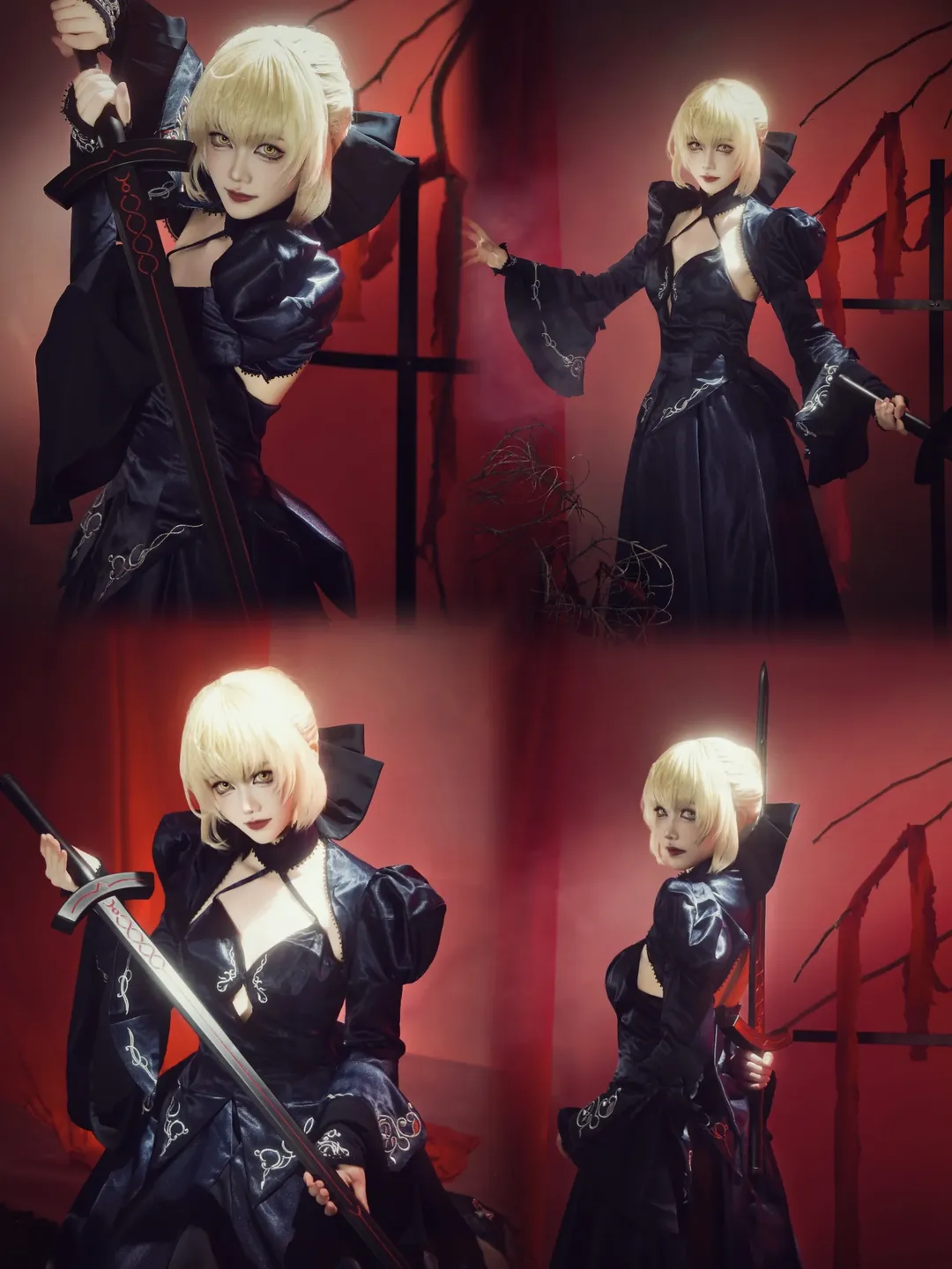 Fate/Grand Order, Makeup and styling sharing, Cosplay photography, Salter cosplay, Dark Gothic style - Image 1